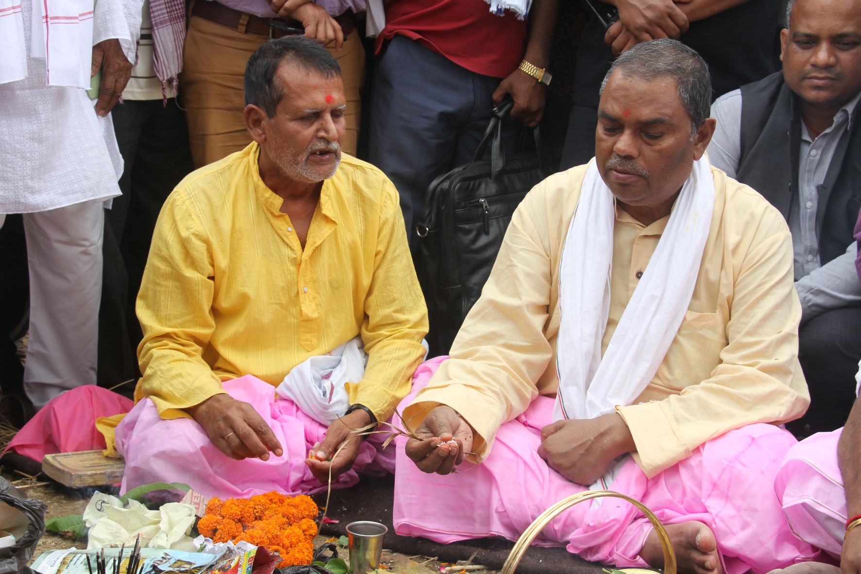 Dighawa ko biraul ma Silanyas gardai Upendra Yadav (3)