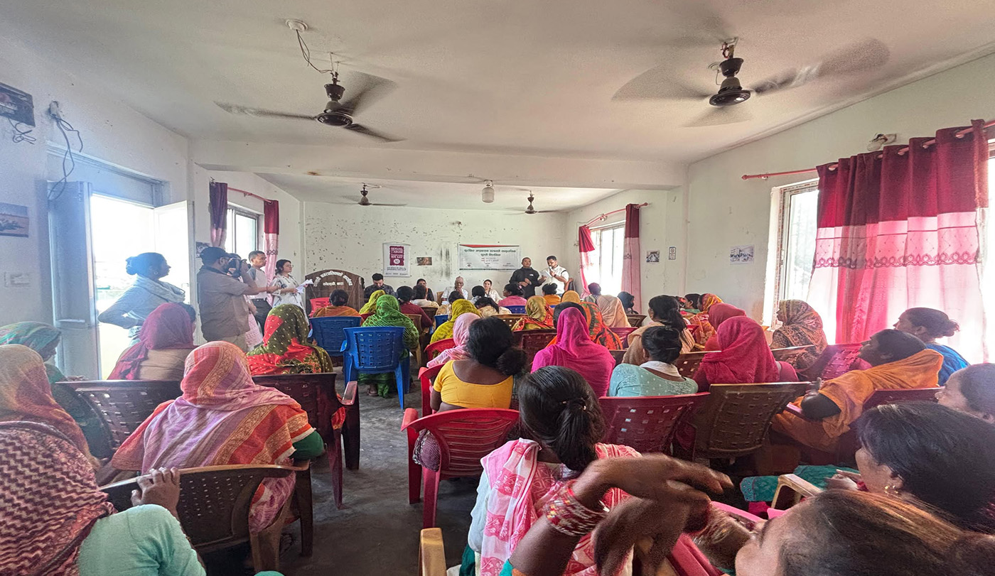 काल्हवी नगरपालिकामा सुरक्षित आप्रवासन सम्बन्धी सामुदायिक घुम्ती क्लिनिक सम्पन्न