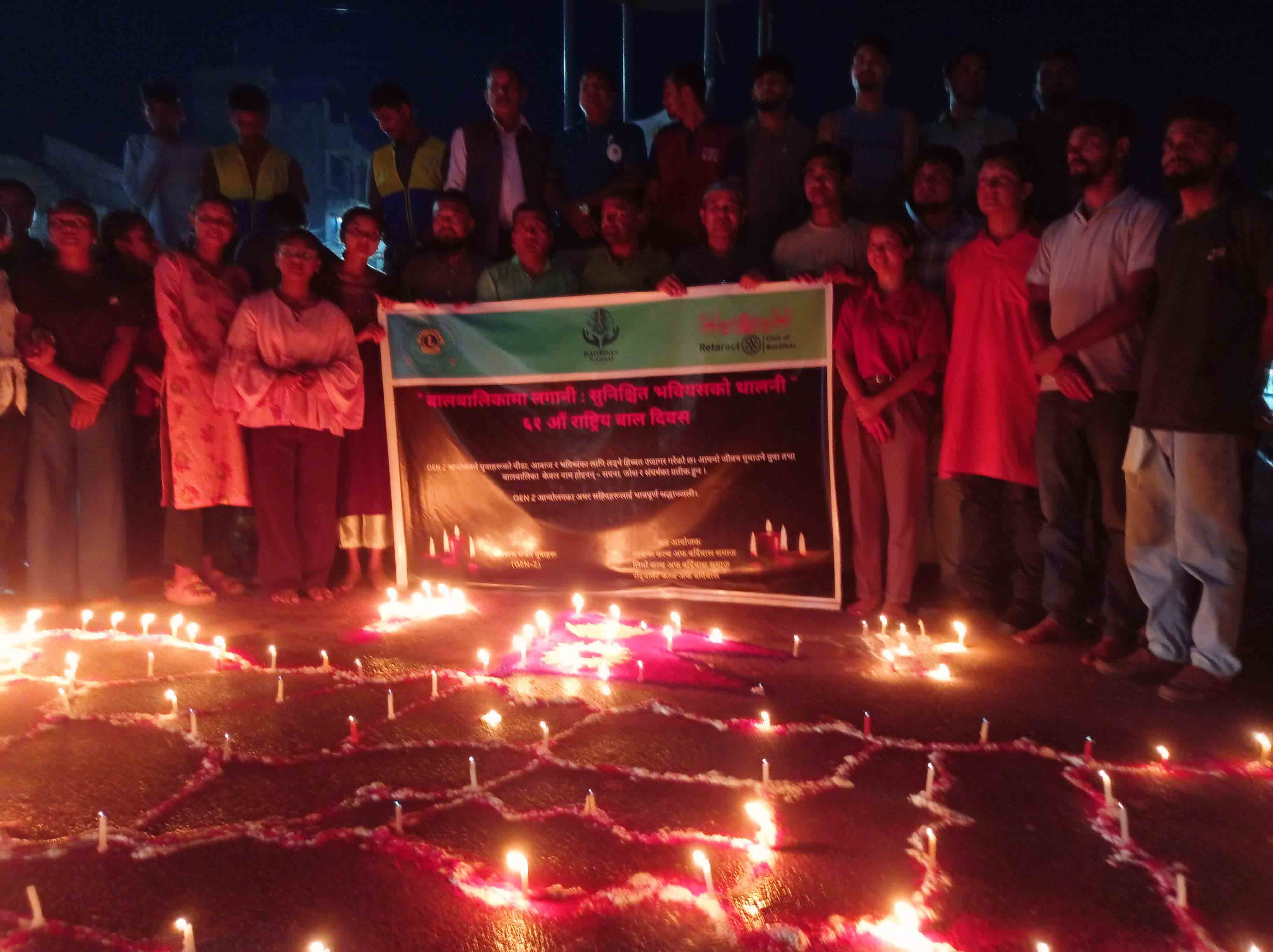 जेन्जी आन्दोलनमा ज्यान गुमाउनेकाे सम्झनामा दीप प्रज्वलन