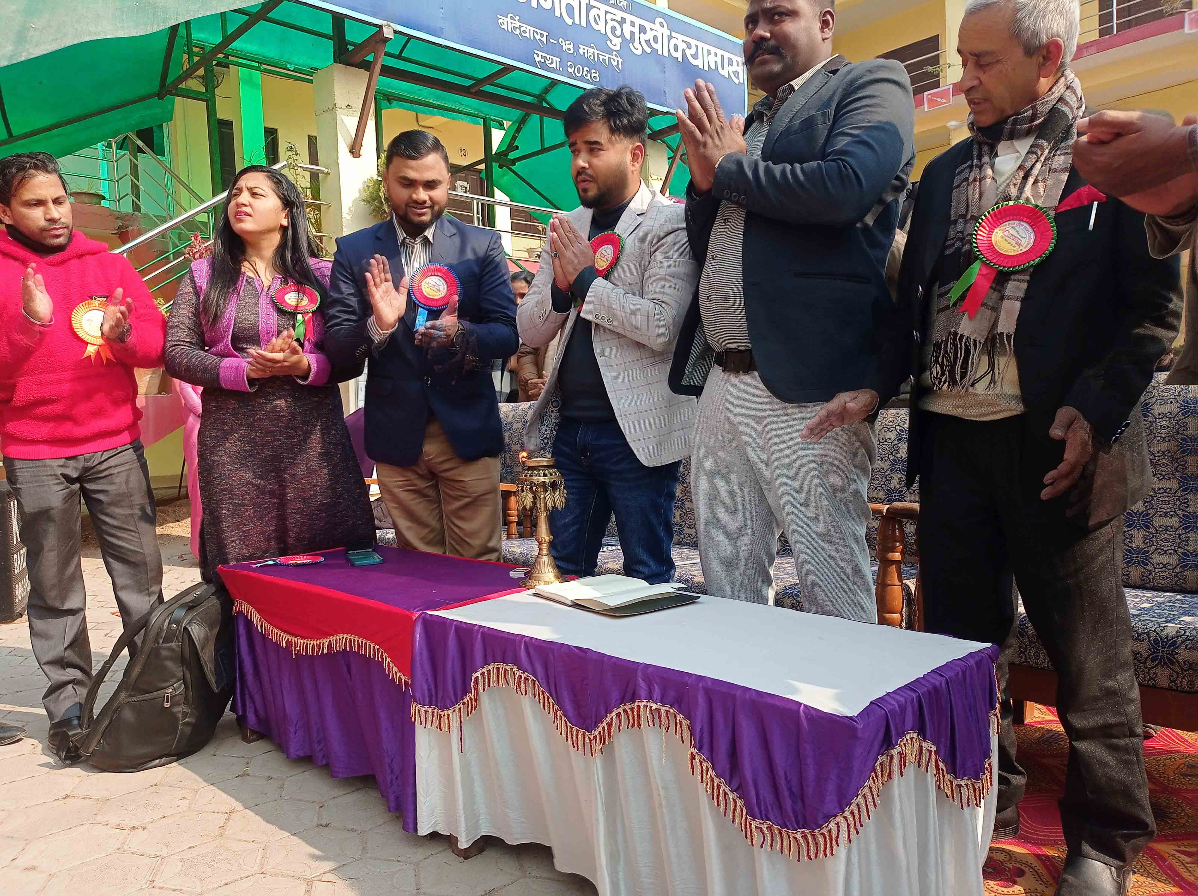 अनेरास्ववियुको मेची–महाकाली विद्याथी जागरण यात्रा बर्दिबासमा