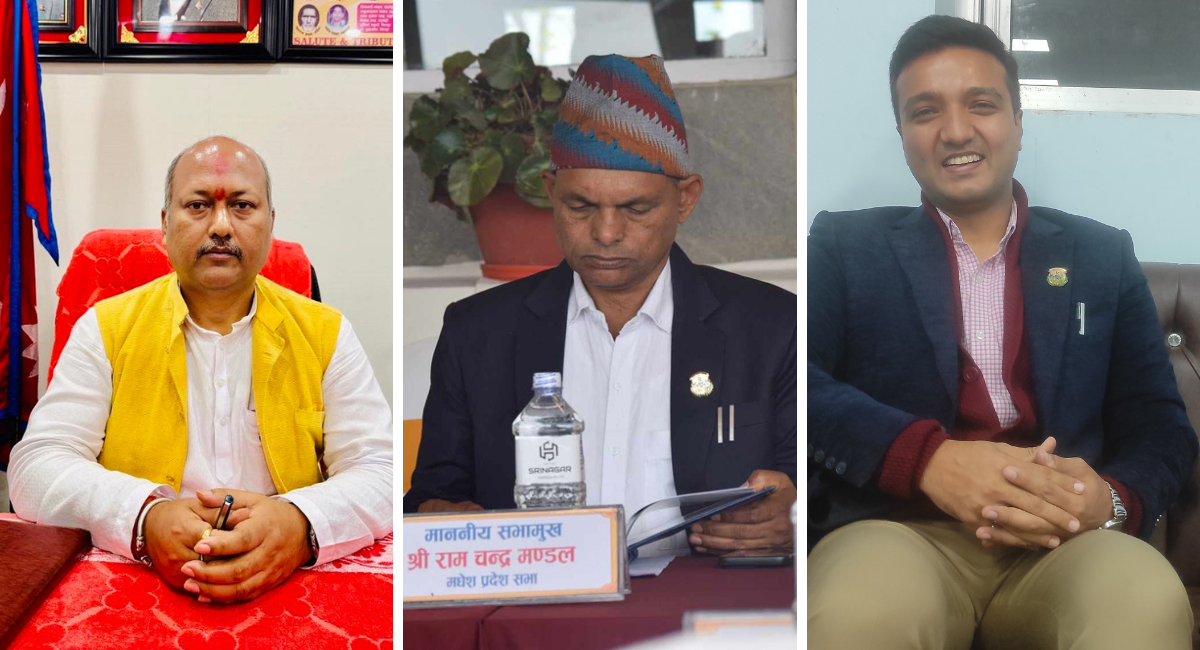 मधेश प्रदेशसभाबाट तीन जनाको राजिनामा