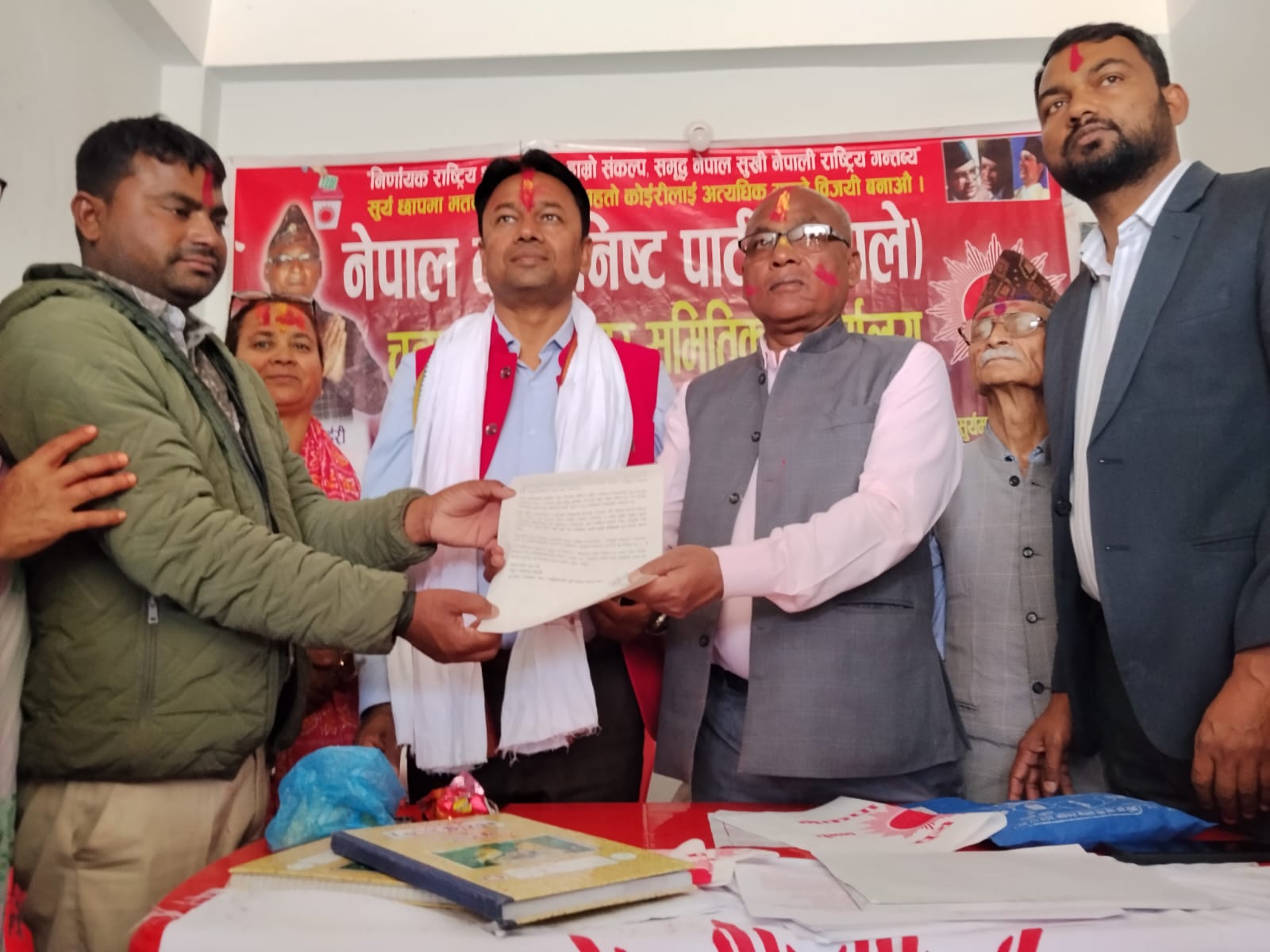 गुप्ताबाट उमेद्वारी निश्कृयको घोषणा : एमाले पङ्ति उत्साहित